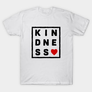 Kindness - Black and red T-Shirt